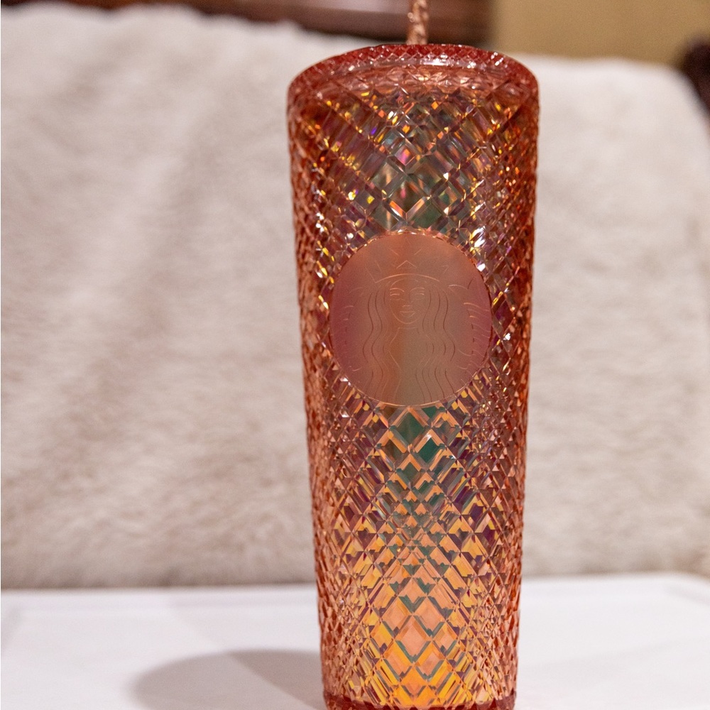 Starbucks Peach Venti Jeweled Cup